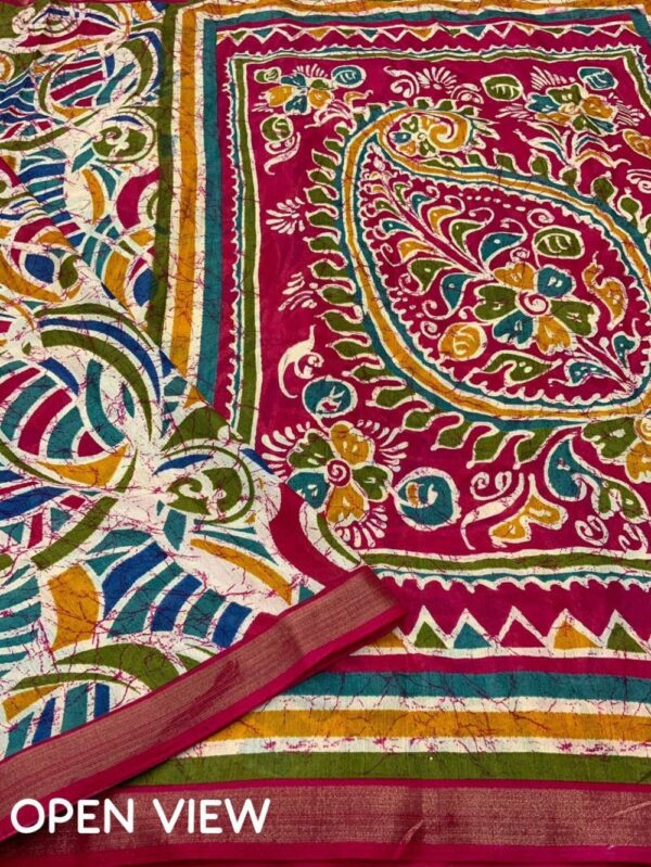 Red Color Fancy Cotton Printed Saree