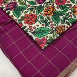 Jamali Pure Jute Silk Chex Saree