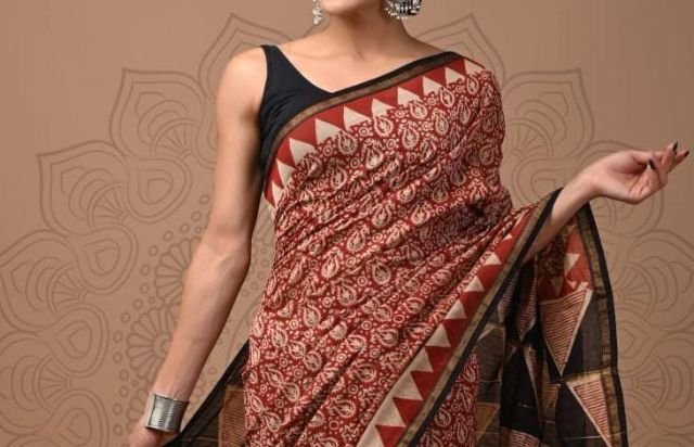 Chanderi Silk-blue-dhaara-home-silk-category