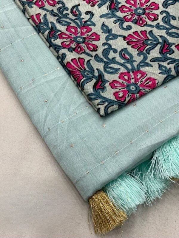 Soft Silk Linen Sky Blue